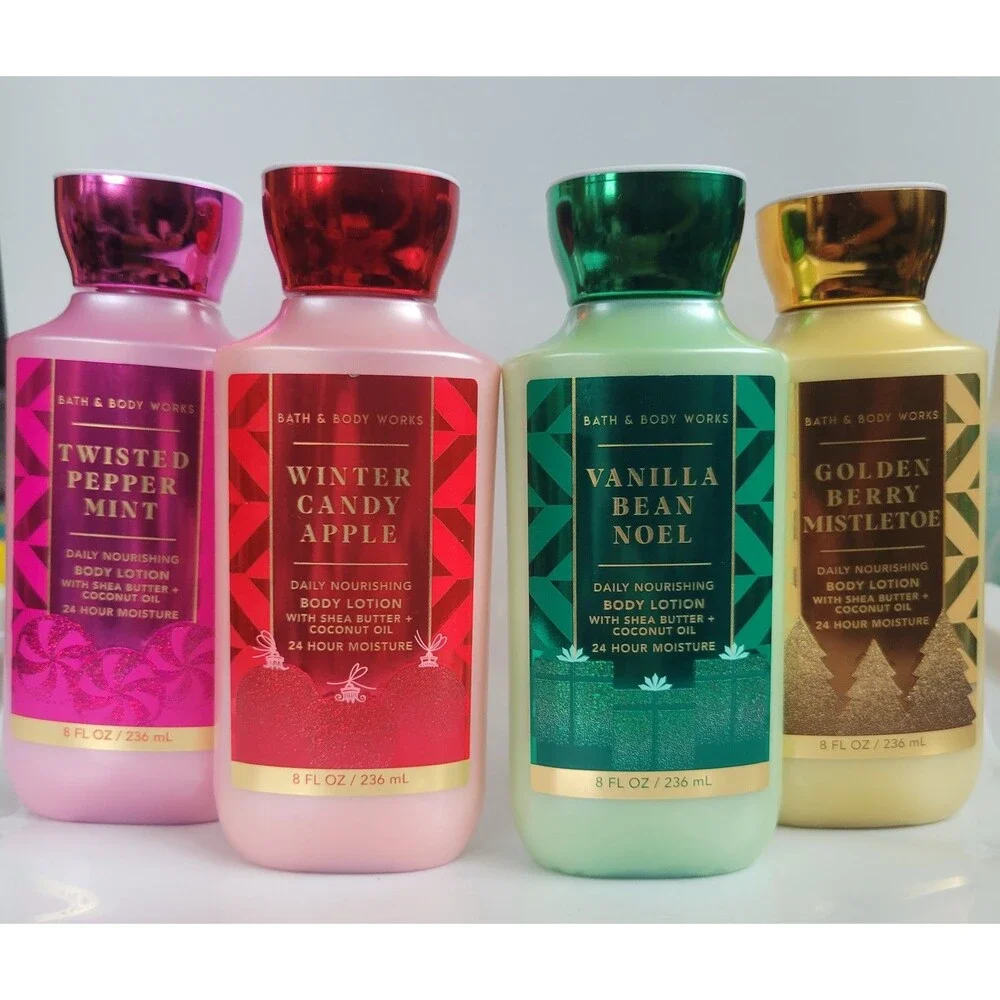Bath & Body Works Golden Berry Mistletoe Daily Nourishing Body Lotion